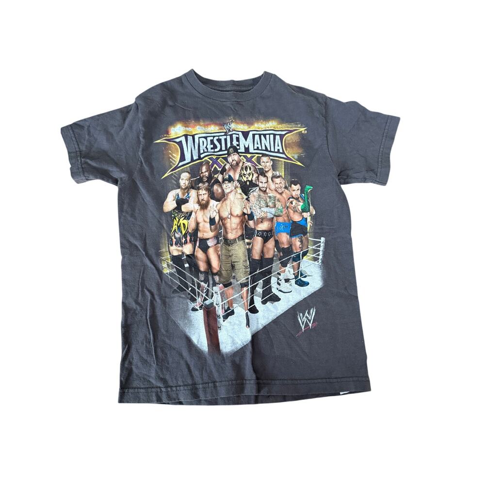 WWE WRESTLEMANIA XXX Kids gray‎ T shirt